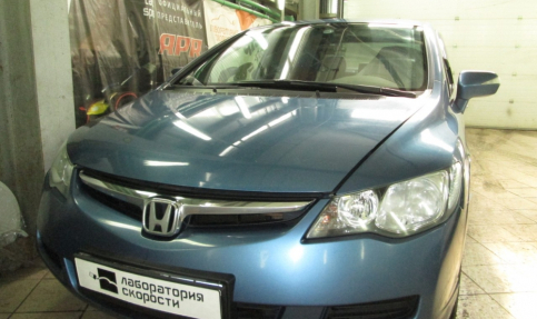 Чип-тюнинг Honda Civic 1.8 MT 140hp 2008 года выпуска